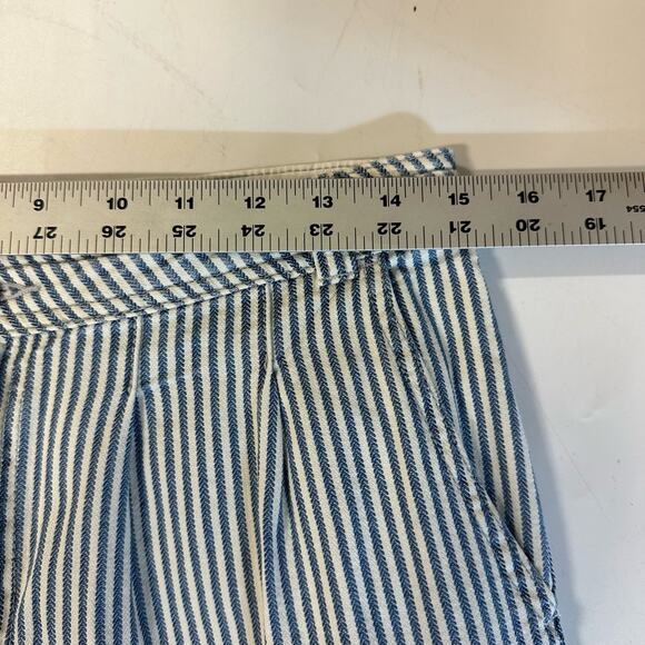 We The Free Women's Striped Pants size 26 Straight Legs Cotton - Picture 6 of 8